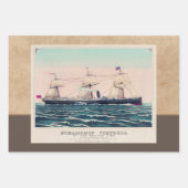 Steamship Victoria of the Anchor Line, 1876 Inpakpapier Vel (Voorkant 2)