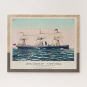 Steamship Victoria of the Anchor Line, 1876 Legpuzzel (Horizontaal)