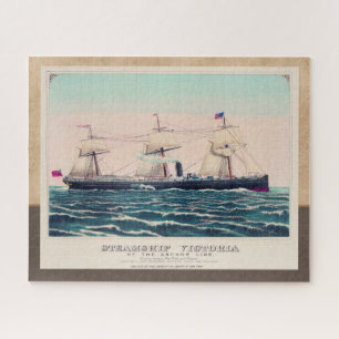 Steamship Victoria of the Anchor Line, 1876 Legpuzzel