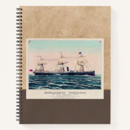 Steamship Victoria of the Anchor Line, 1876 Notitieboek