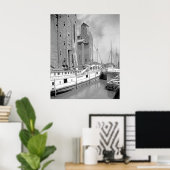Steamships bij Buffalo Poster (Thuiskantoor)