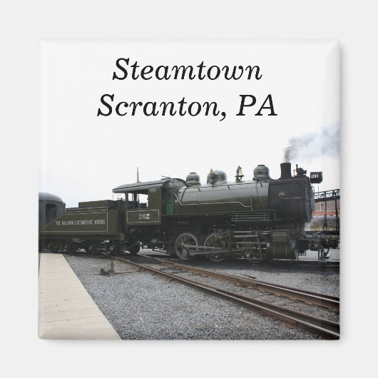 Steamtown Baldwin Magnet (Voorkant)
