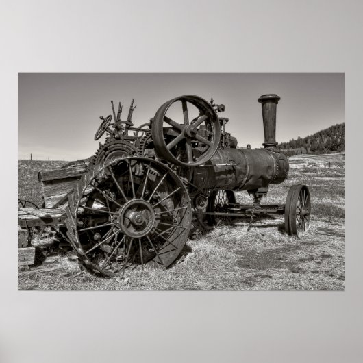 Steamtractor - Molson Ghost Town Poster (Voorkant)