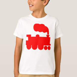 Steamtrainesymbool - rood t-shirt