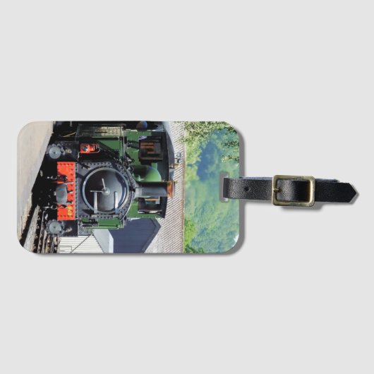 STEAMTREIN BAGAGELABEL (Voorkant (horizontaal))