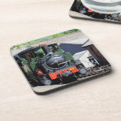 STEAMTREIN BIER ONDERZETTER (Linkerzijde)