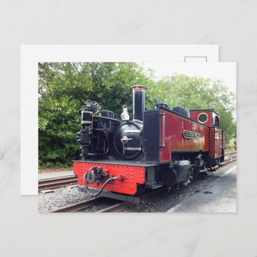 STEAMTREIN BRIEFKAART (Voorkant / Achterkant)