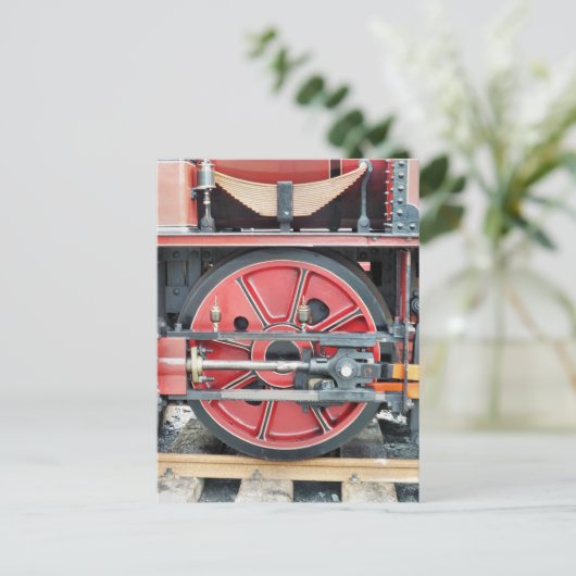 STEAMTREIN BRIEFKAART (Staand voorkant)