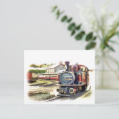 STEAMTREIN BRIEFKAART (Staand voorkant)