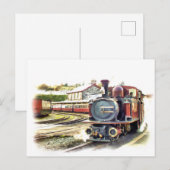 STEAMTREIN BRIEFKAART (Voorkant / Achterkant)