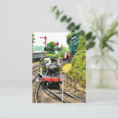 STEAMTREIN BRIEFKAART (Staand voorkant)