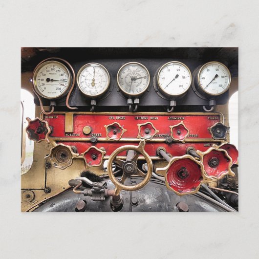 STEAMTREIN BRIEFKAART (Voorkant)