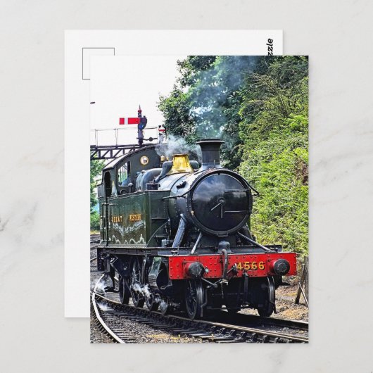 STEAMTREIN BRIEFKAART (Voorkant / Achterkant)