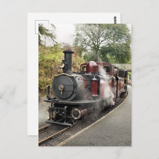 STEAMTREIN BRIEFKAART (Voorkant / Achterkant)