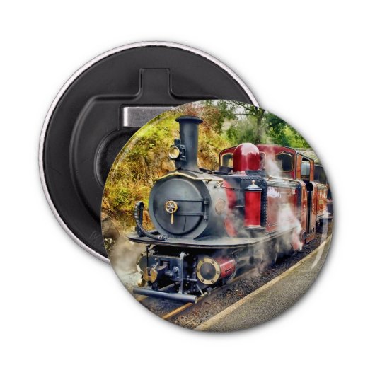 STEAMTREIN BUTTON FLESOPENER (Voorkant)