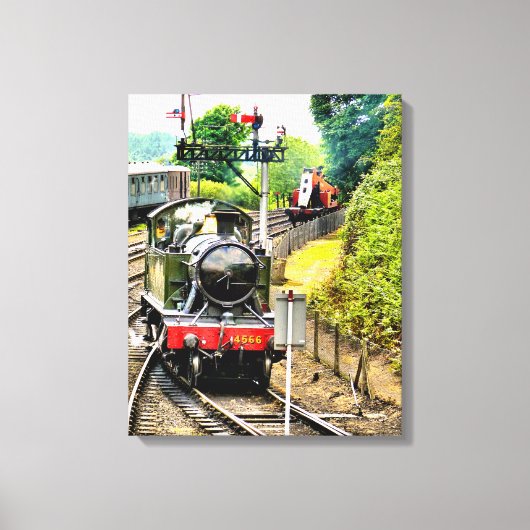 STEAMTREIN CANVAS AFDRUK (Voorkant)