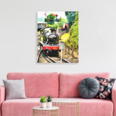 STEAMTREIN CANVAS AFDRUK (Insitu (Woonkamer))