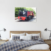 STEAMTREIN CANVAS AFDRUK (Insitu (Slaapkamer))