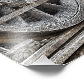 STEAMTREIN FOTO AFDRUK (Hoek)