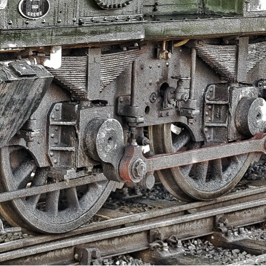 STEAMTREIN FOTO AFDRUK