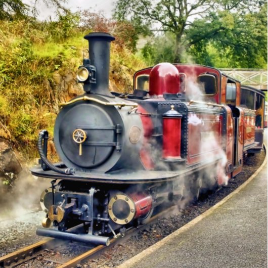 STEAMTREIN FOTO AFDRUK