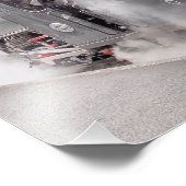 STEAMTREIN FOTO AFDRUK (Hoek)