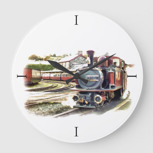 STEAMTREIN GROTE KLOK (Voorkant)