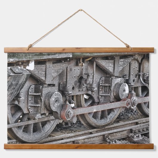 STEAMTREIN HANGEND WANDKLEED (Voorkant)