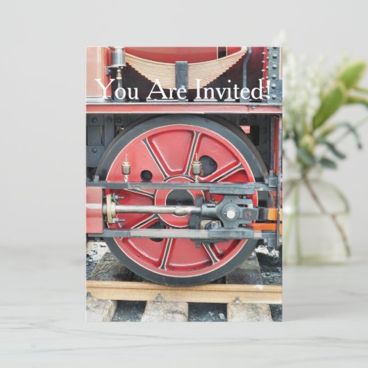 STEAMTREIN KAART (Staand voorkant)