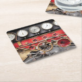 STEAMTREIN KARTONNEN ONDERZETTERS (Schuin)