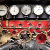 STEAMTREIN KARTONNEN ONDERZETTERS