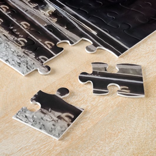 STEAMTREIN LEGPUZZEL (Zijkant)