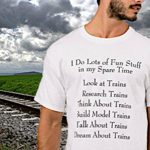 Steamtrein Lover Fan - Wat ik in de vrije tijd doe T-shirt