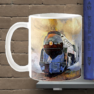 Steamtrein N&W 611-locomotief Koffiemok
