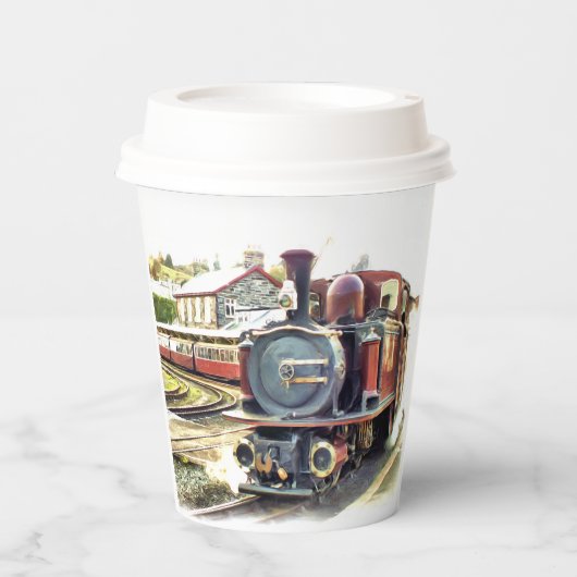 STEAMTREIN PAPIEREN BEKERS (Voorkant)