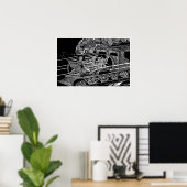 STEAMTREIN POSTER (Thuiskantoor)