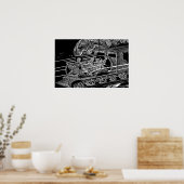 STEAMTREIN POSTER (Keuken)