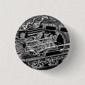 STEAMTREIN RONDE BUTTON 3,2 CM (Voorkant)
