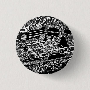 STEAMTREIN RONDE BUTTON 3,2 CM