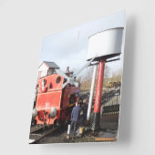 STEAMTREIN   VIERKANTE KLOK (Hoek)