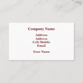 STEAMTREIN VISITEKAARTJE (Achterkant)