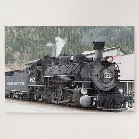 Steamtreinmotor, Colorado, Verenigde Staten Legpuzzel (Horizontaal)