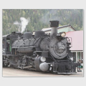 Steamtreinmotor, Colorado, Verenigde Staten, verpa Cadeaupapier (Vlak)