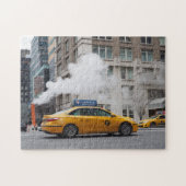 Steamy Day New York City NYC Yellow Taxi Cab Legpuzzel (Horizontaal)