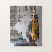 Steamy Day New York City NYC Yellow Taxi Cab Legpuzzel (Verticaal)