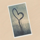 Steamy Drawn Heart Servet