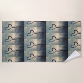 Steamy Hearts Strandlaken (Voorkant)