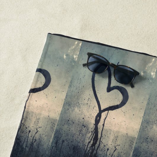 Steamy Hearts Strandlaken (In situ)