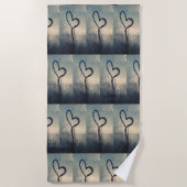 Steamy Hearts Strandlaken (Voorkant)