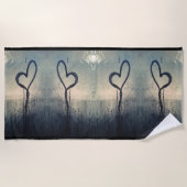 Steamy Hearts Strandlaken (Voorkant)